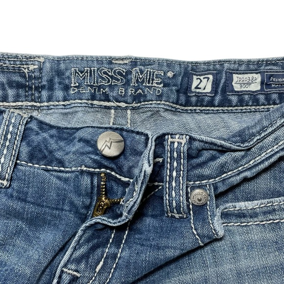 Miss me DIY jean cut off shorts upcycled cut offs raw hem 27 - Picture 4 of 7